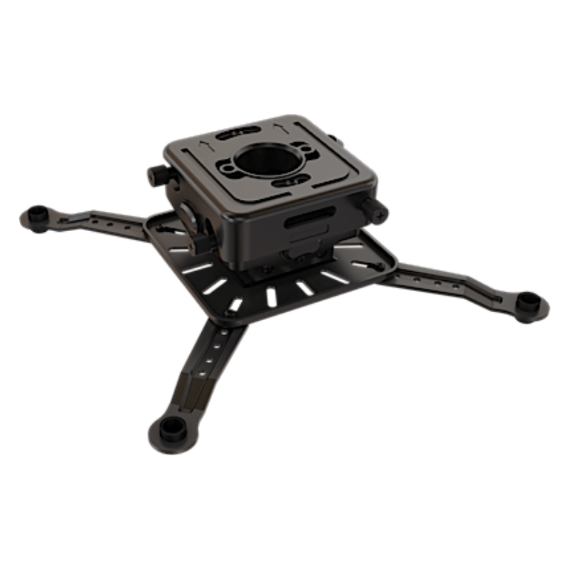 Universal Projector Mount with Addition Extenders slight top view.