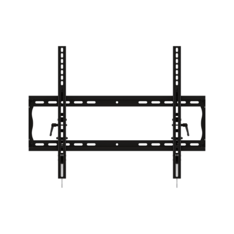 Universal Tilting Wall Mount for 32" to 80" Screens flat front view of a universal tilting wall mount with horizontal and vertical bracket arms.